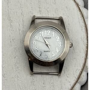 Gossip GSP367 Women's Silver Tone Mother of Pearl Casual Quartz Watch Dial 29mm